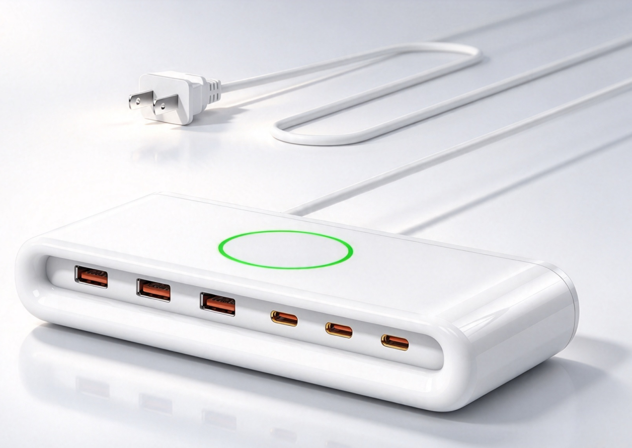 50W 10-Port USB Charging Station