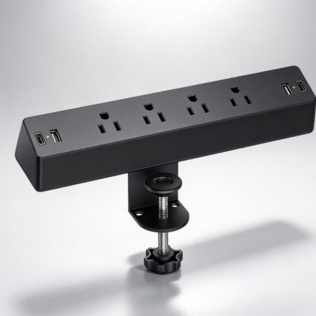 Desk-Clamp Power Strip