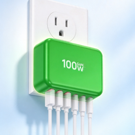 100W 6-Port Charging Cube