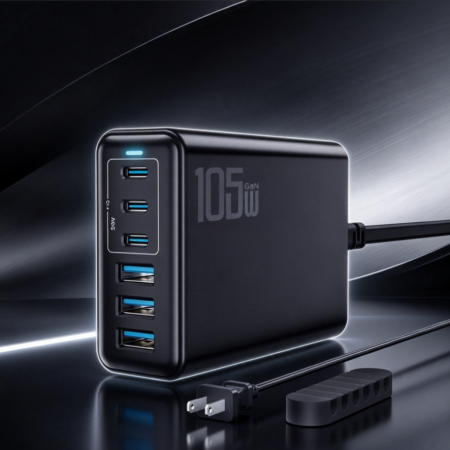 105W 6-Port GaN Desktop Charger