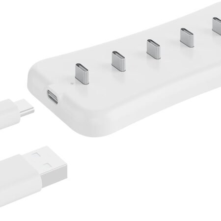 Under-Cabinet 6-Port Type-C Charging Station