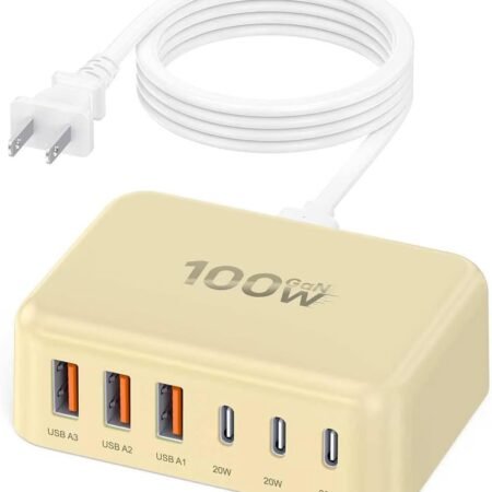 100W 6-in-1 USB Charger