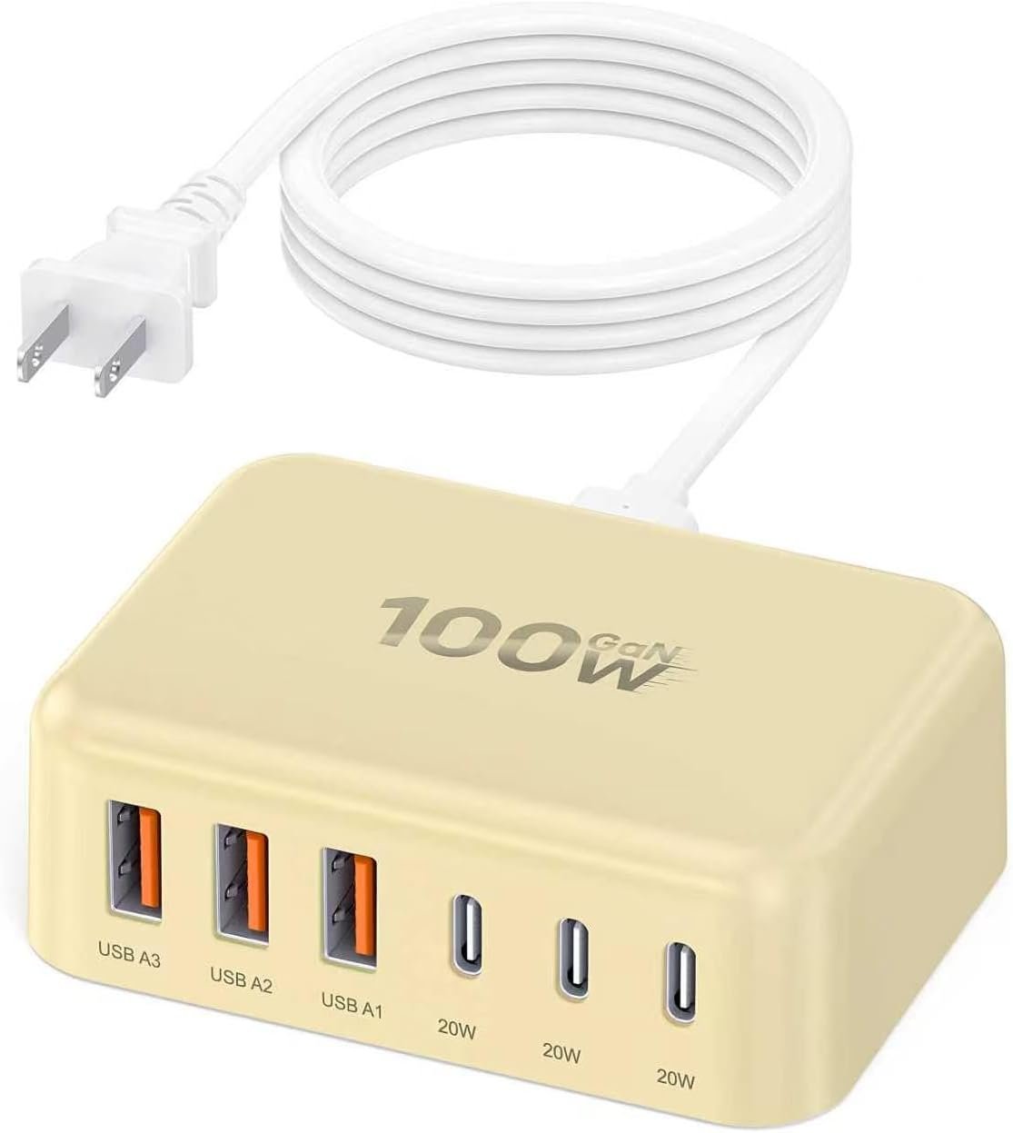 100W 6-in-1 USB Charger