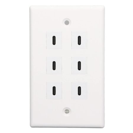 6-Port USB-C Wall Outlet