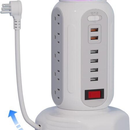 Vertical Surge-Protected Power Tower