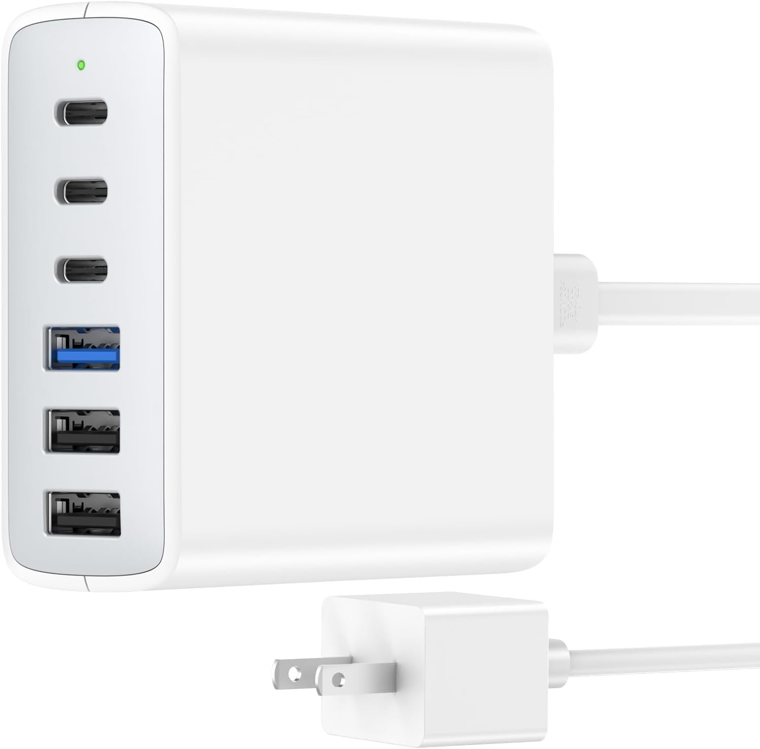 100W USB-C Cable + 6-Port Charging Station Set