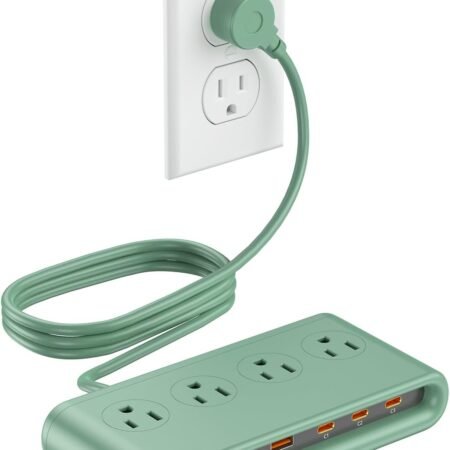 6-USB + 4-AC Power Strip