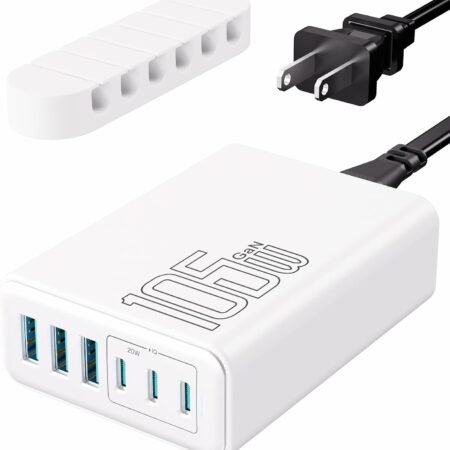 105W 6-Port USB-C Charging Block