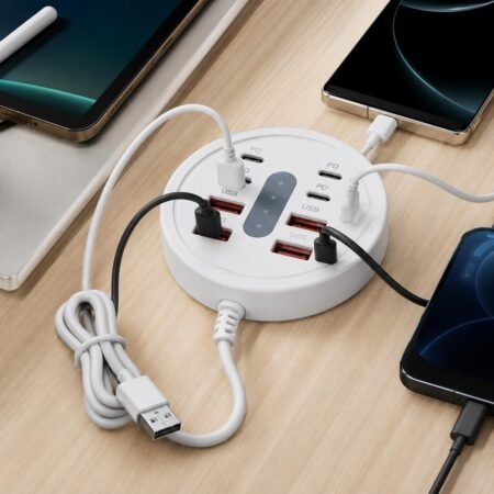 8-Port USB-C Power Strip