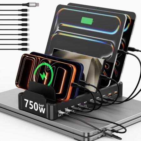 750W 10-Port Fast Charging Station